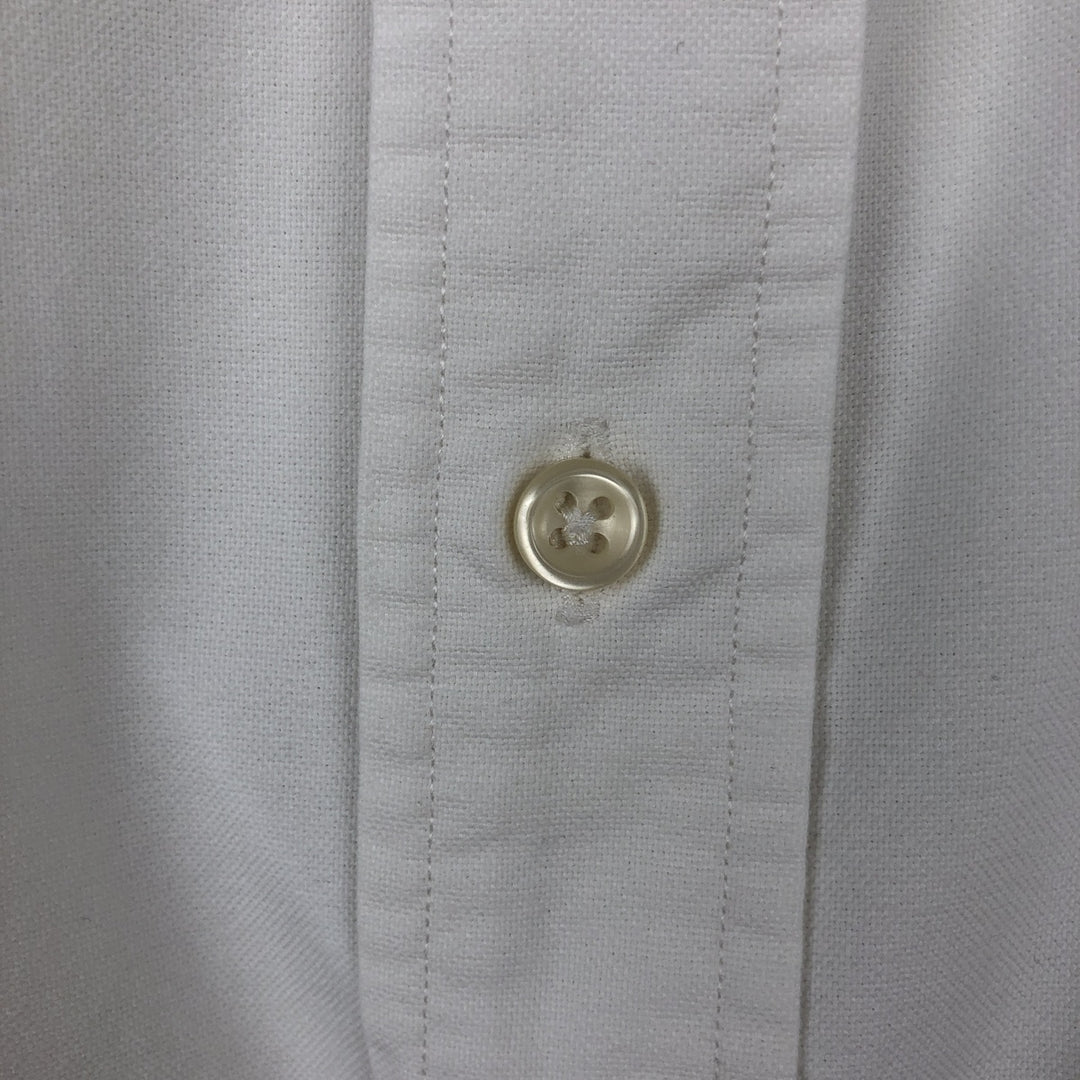 Ralph Lauren BLAKE short sleeve button down shirt, men's XL size cotton white type Vintage Second Hand