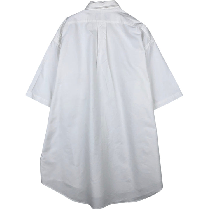 Ralph Lauren short sleeve button down shirt, men's XL size cotton white type Vintage Second Hand
