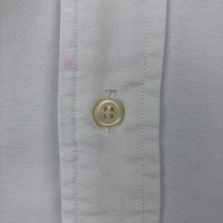 Ralph Lauren short sleeve button down shirt, men's XL size cotton white type Vintage Second Hand