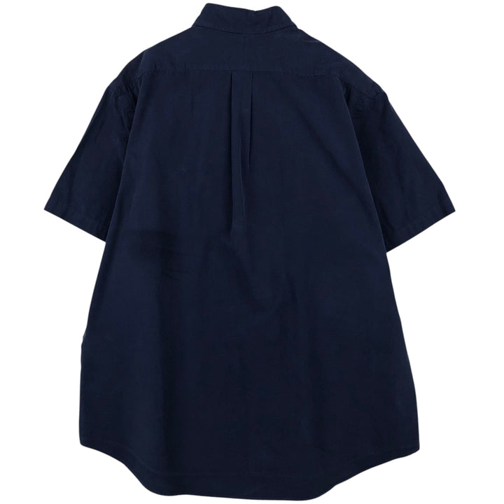 Ralph Lauren short sleeve button down shirt, men's XL size cotton navy blue type Vintage Second Hand