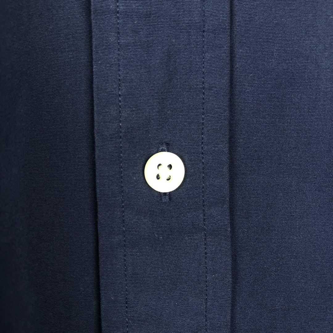 Ralph Lauren short sleeve button down shirt, men's XL size cotton navy blue type Vintage Second Hand