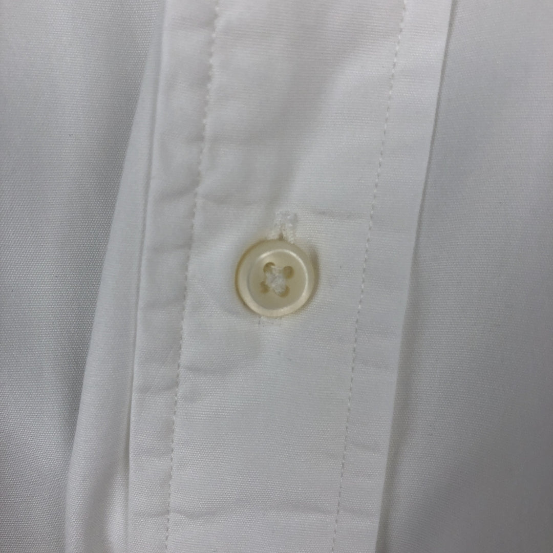 Ralph Lauren Classic Fit short sleeve button down shirt, men's size XL cotton white type Vintage Second Hand