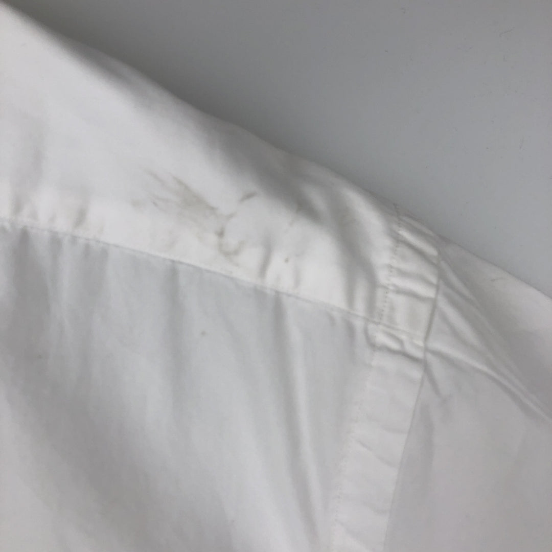 Ralph Lauren Classic Fit short sleeve button down shirt, men's size XL cotton white type Vintage Second Hand