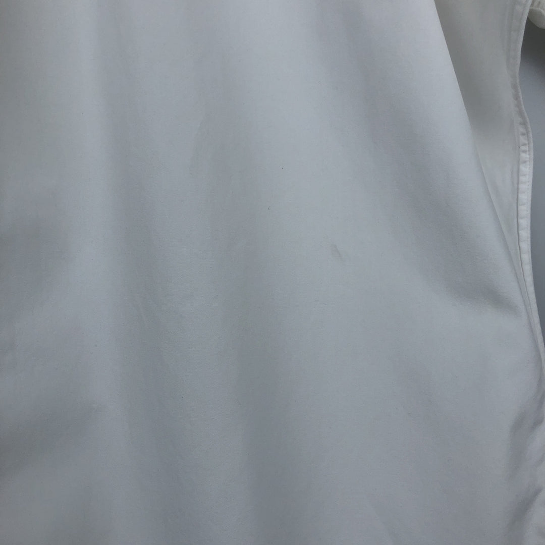 Ralph Lauren Classic Fit short sleeve button down shirt, men's size XL cotton white type Vintage Second Hand