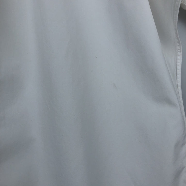 Ralph Lauren Classic Fit short sleeve button down shirt, men's size XL cotton white type Vintage Second Hand