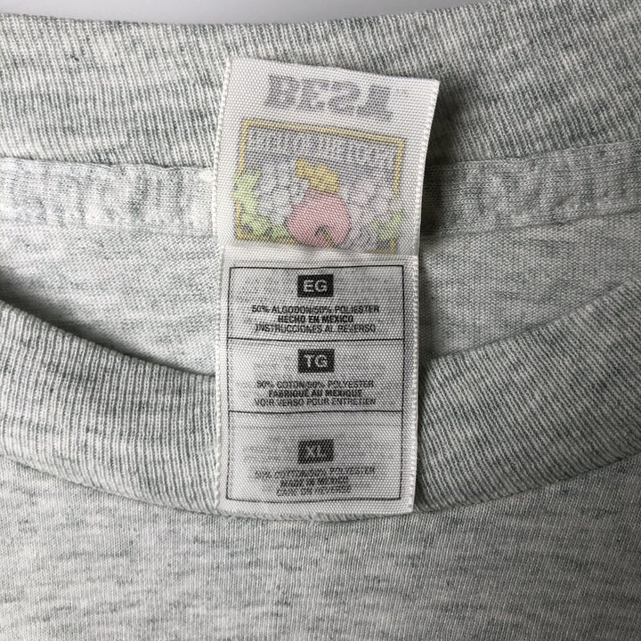 2000'S Fruit of the Loom Best College T-shirt, Men's XL equivalent. cotton white type Vintage Second Hand