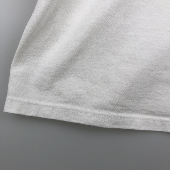 90'S Russell College T-shirt, Made in USA, Men's XL, Vintage cotton white type Vintage Second Hand