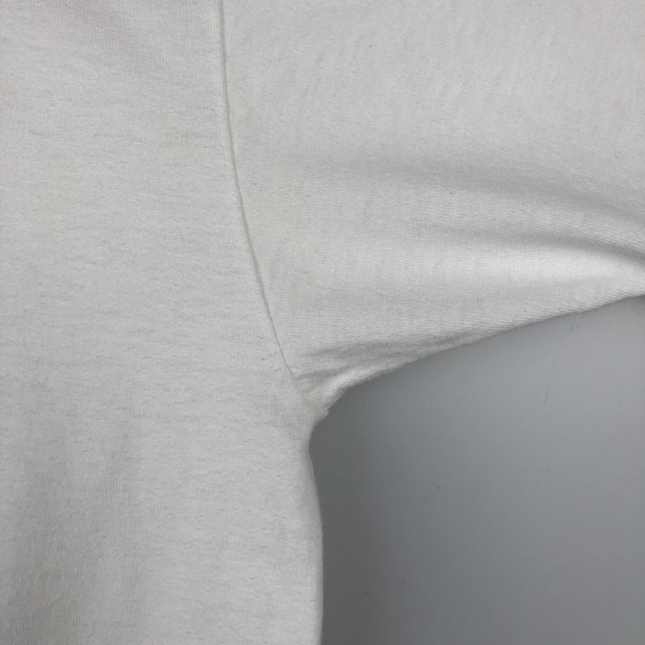 90'S Russell College T-shirt, Made in USA, Men's XL, Vintage cotton white type Vintage Second Hand