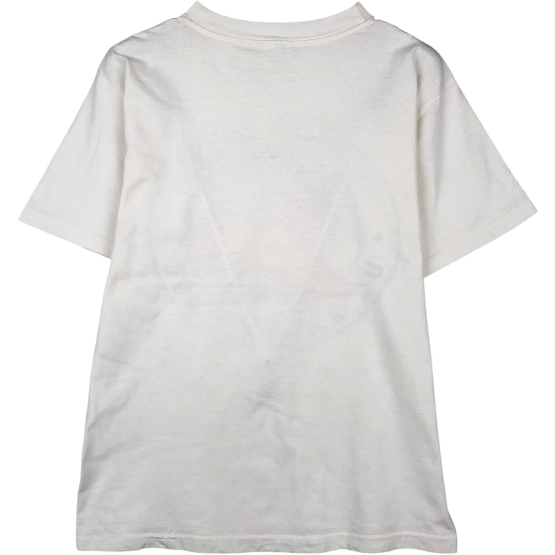College T-shirt, Men's XL size unclear white type Vintage Second Hand