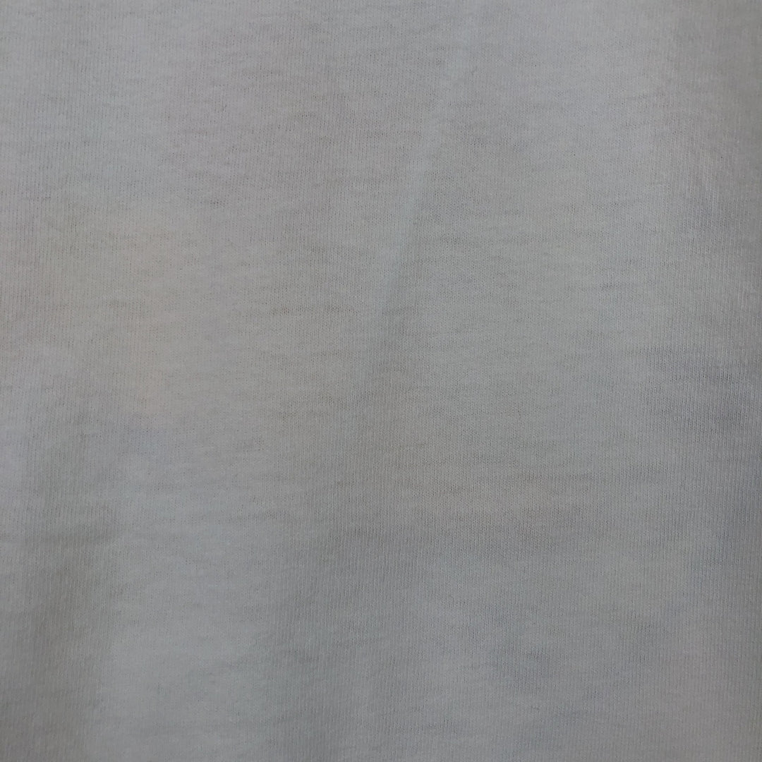 College T-shirt, Men's XL size unclear white type Vintage Second Hand