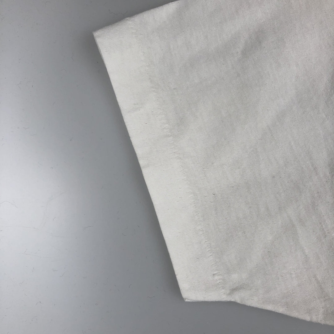 90'S Fruit of the Loom Best College T-Shirt, Made in USA, Men's XL equivalent, Vintage cotton white type Vintage Second Hand