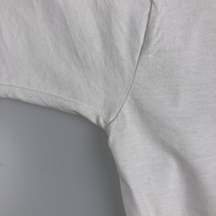 90'S Fruit of the Loom Best College T-Shirt, Made in USA, Men's XL equivalent, Vintage cotton white type Vintage Second Hand