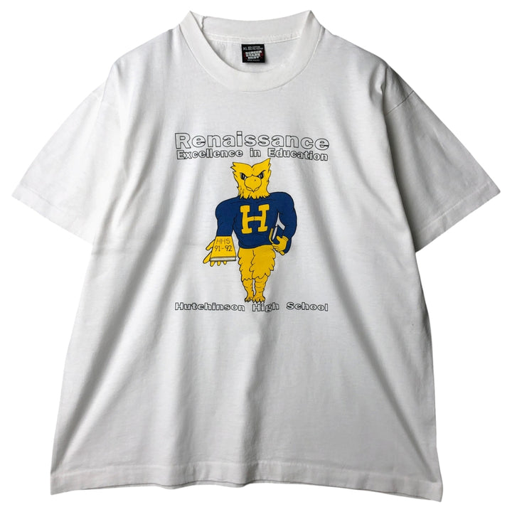 90'S Screen Stars Best College T-shirt, Made in USA, Men's XL, Vintage cotton white type Vintage Second Hand