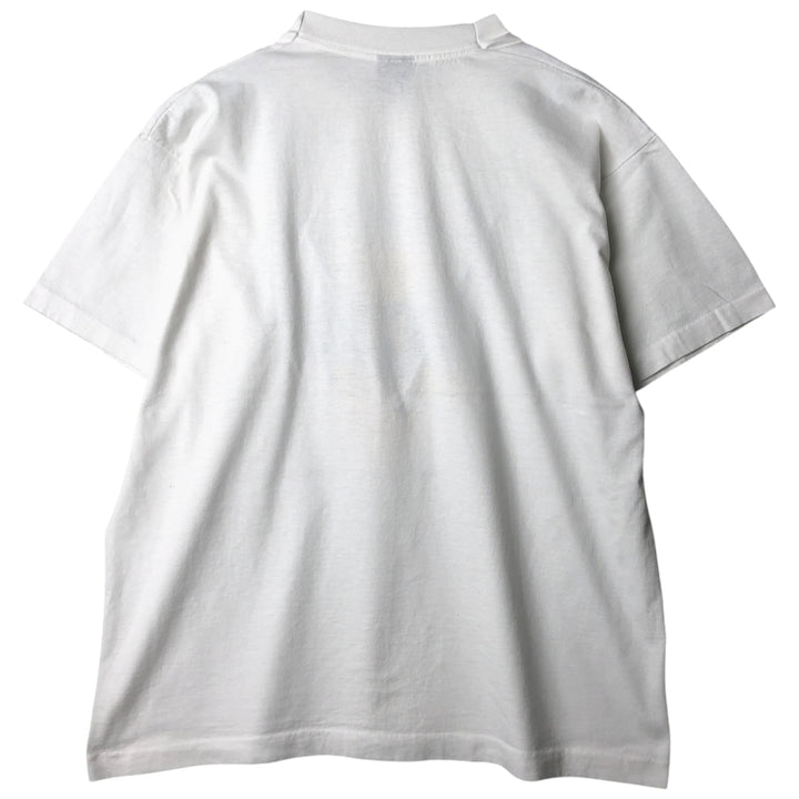 90'S Screen Stars Best College T-shirt, Made in USA, Men's XL, Vintage cotton white type Vintage Second Hand
