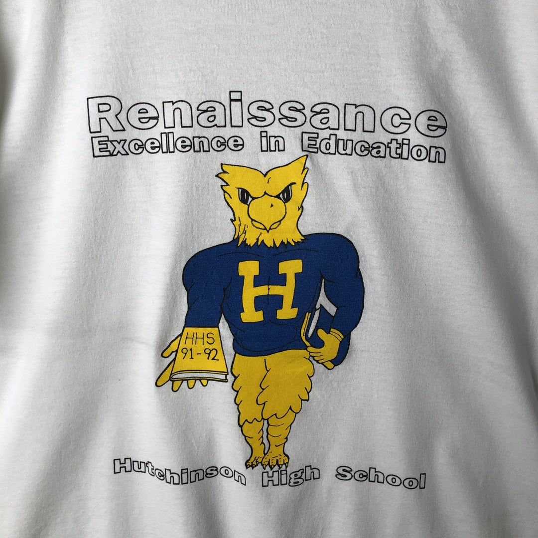 90'S Screen Stars Best College T-shirt, Made in USA, Men's XL, Vintage cotton white type Vintage Second Hand