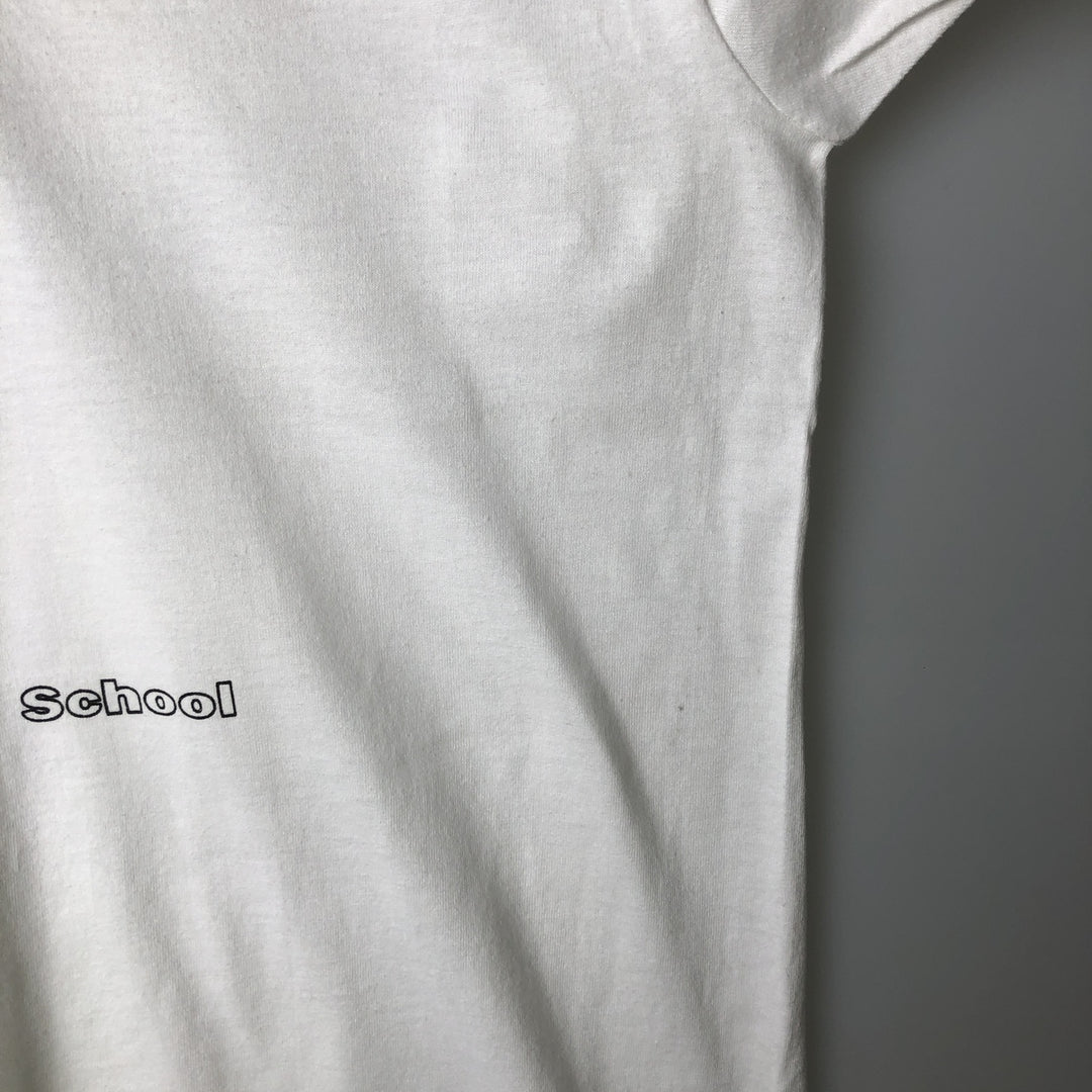90'S Screen Stars Best College T-shirt, Made in USA, Men's XL, Vintage cotton white type Vintage Second Hand