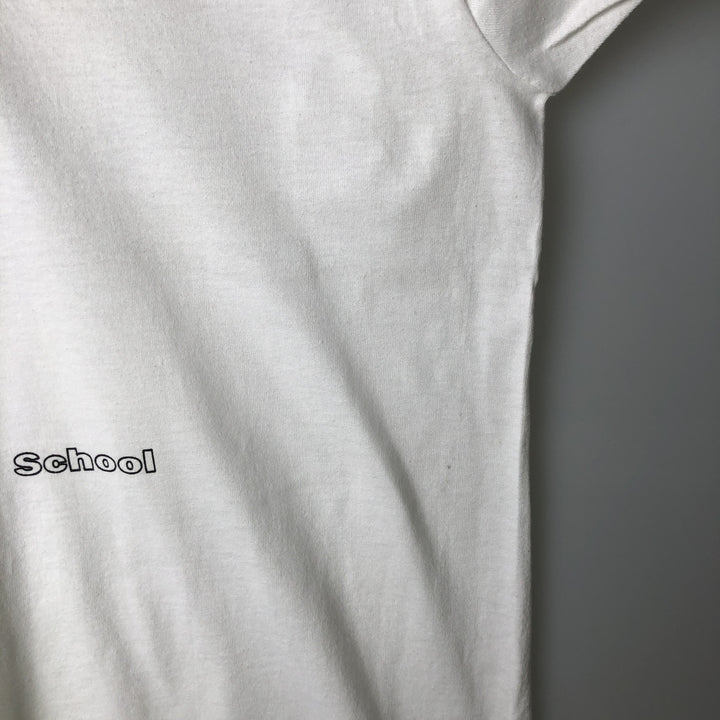 90'S Screen Stars Best College T-shirt, Made in USA, Men's XL, Vintage cotton white type Vintage Second Hand