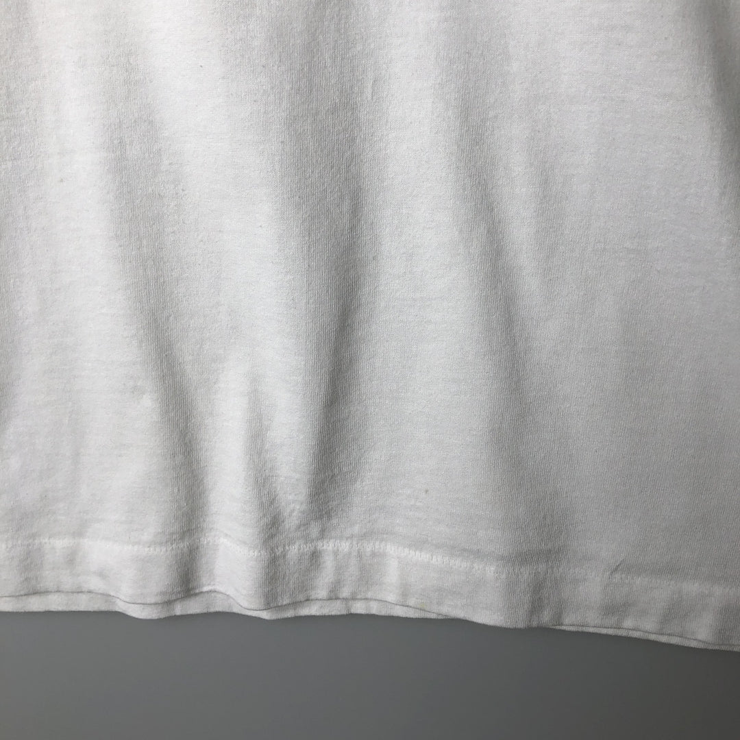 90'S Screen Stars Best College T-shirt, Made in USA, Men's XL, Vintage cotton white type Vintage Second Hand