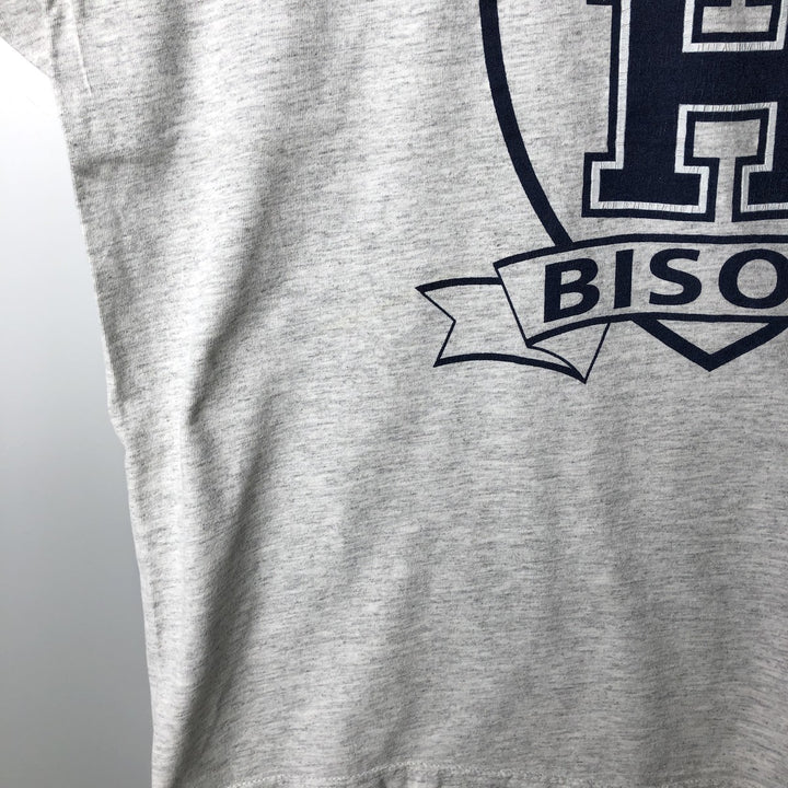 90'S Lee College T-shirt, Made in USA, Men's XL, Vintage cotton gray type Vintage Second Hand