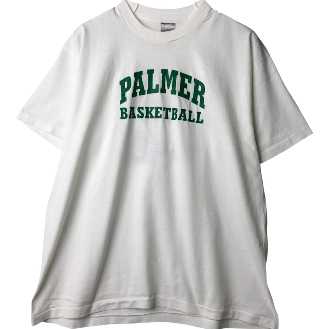 90'S Fruit of the Loom Best College T-Shirt, Men's XL equivalent, Vintage cotton white type Vintage Second Hand