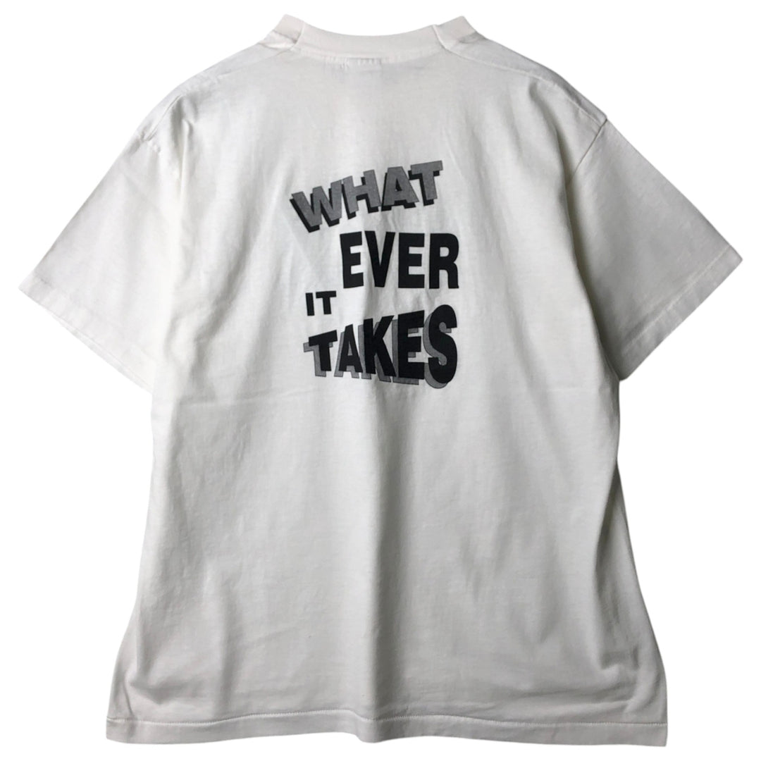 90'S Fruit of the Loom Best College T-Shirt, Men's XL equivalent, Vintage cotton white type Vintage Second Hand