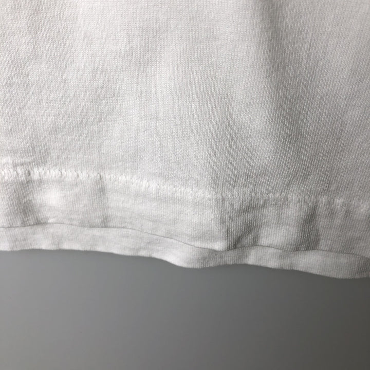 90'S Fruit of the Loom Best College T-Shirt, Made in USA, Men's XL equivalent, Vintage cotton white type Vintage Second Hand