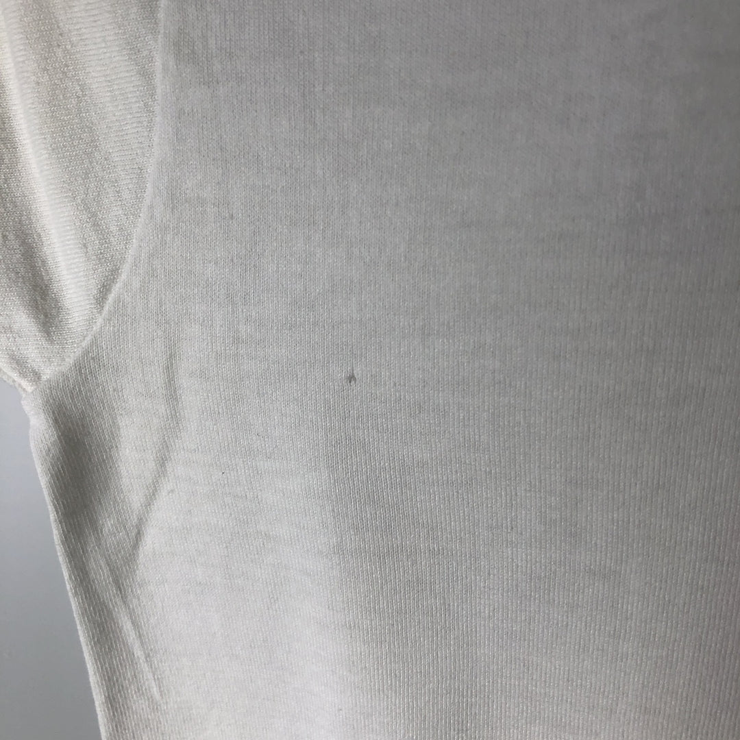 90'S Fruit of the Loom Best College T-Shirt, Made in USA, Men's XL equivalent, Vintage cotton white type Vintage Second Hand