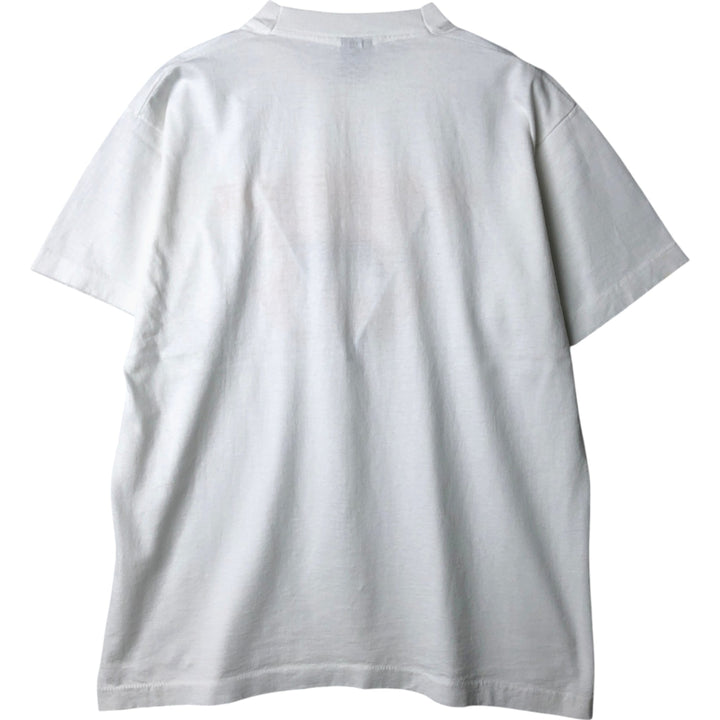 90'S Screen Stars Best College T-shirt, Made in USA, Men's XL, Vintage cotton white type Vintage Second Hand