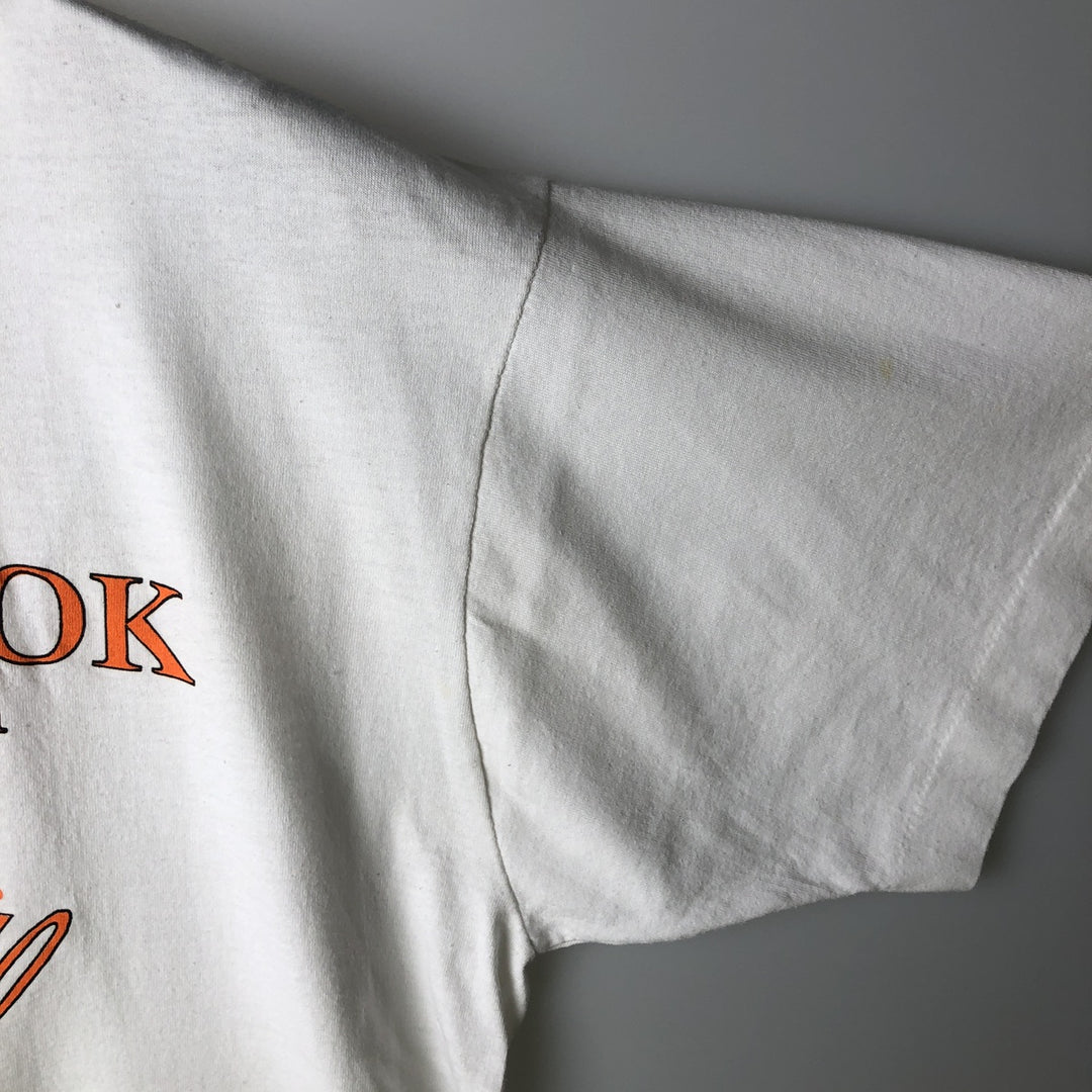 90'S Screen Stars Best College T-shirt, Made in USA, Men's XL, Vintage cotton white type Vintage Second Hand