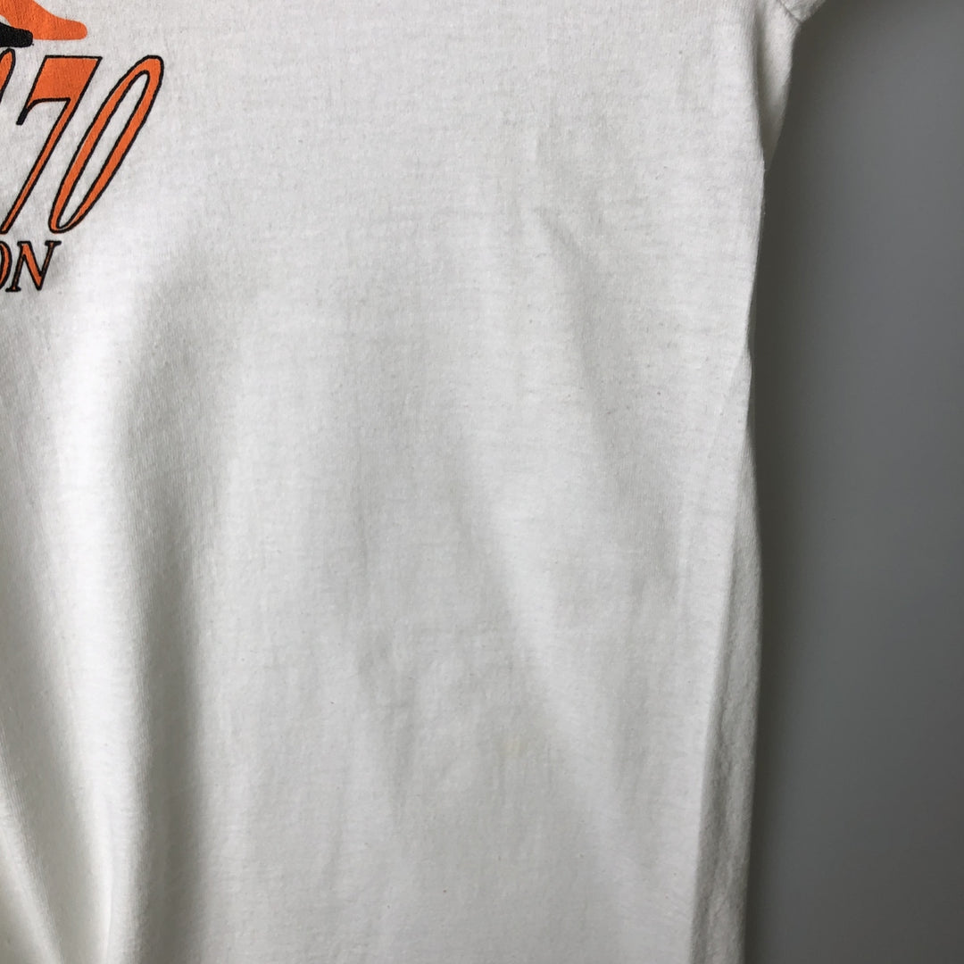 90'S Screen Stars Best College T-shirt, Made in USA, Men's XL, Vintage cotton white type Vintage Second Hand