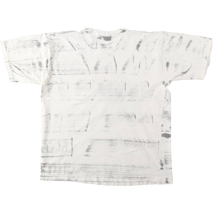 Jerzees Bob Marley Band T-Shirt (Men's Size L) cotton white type Vintage Second Hand