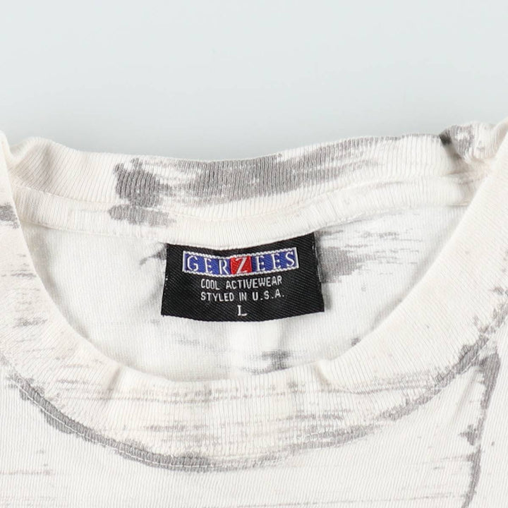 Jerzees Bob Marley Band T-Shirt (Men's Size L) cotton white type Vintage Second Hand