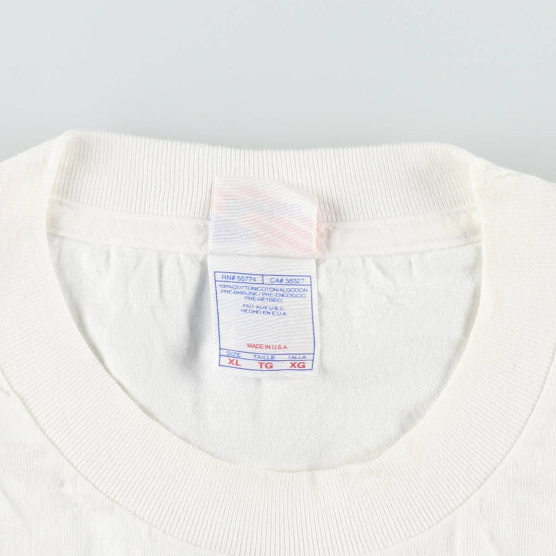 MURIND U2 Band T-Shirt, Made in USA, Men's XL equivalent. cotton white type Vintage Second Hand