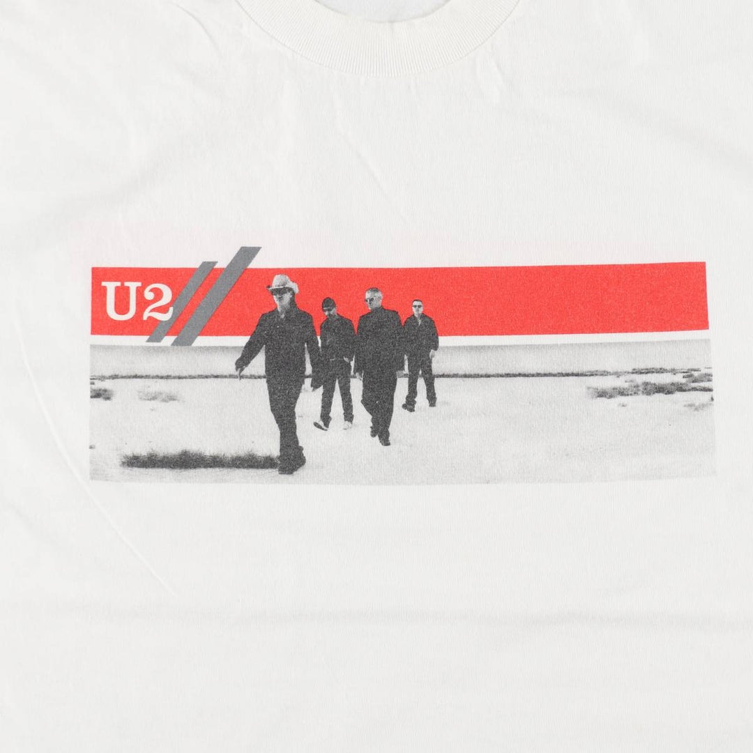 MURIND U2 Band T-Shirt, Made in USA, Men's XL equivalent. cotton white type Vintage Second Hand
