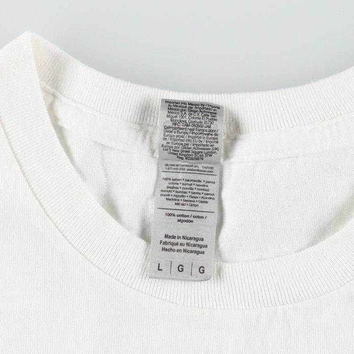 Gildan TOOL Band T-shirt, Men's Size L (approx.) cotton white type Vintage Second Hand