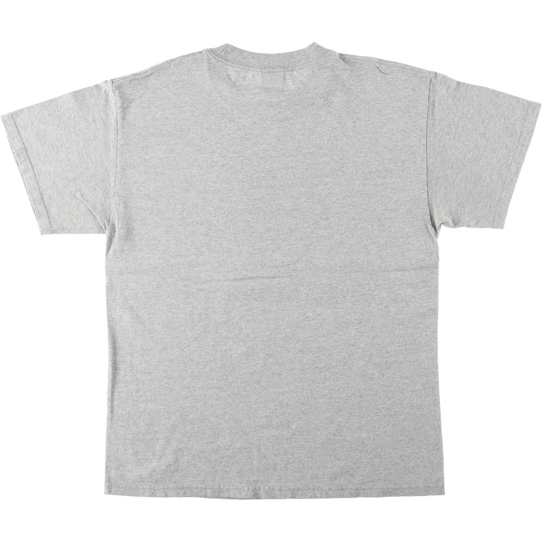 00's THE BEATLES Band T-shirt, Band T, Men's L size cotton gray type Vintage Second Hand