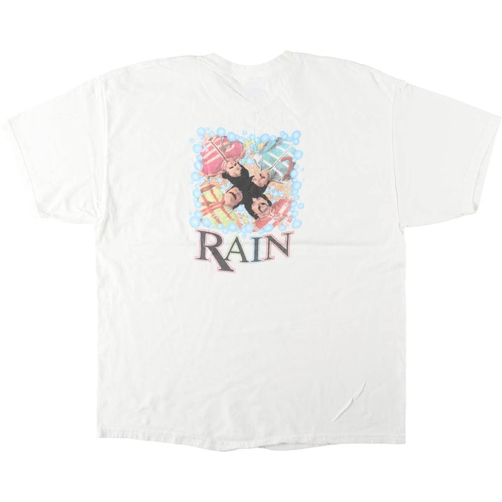 2000'S Hanes THE BEATLES Band T-shirt, Men's XL equivalent. cotton white type Vintage Second Hand
