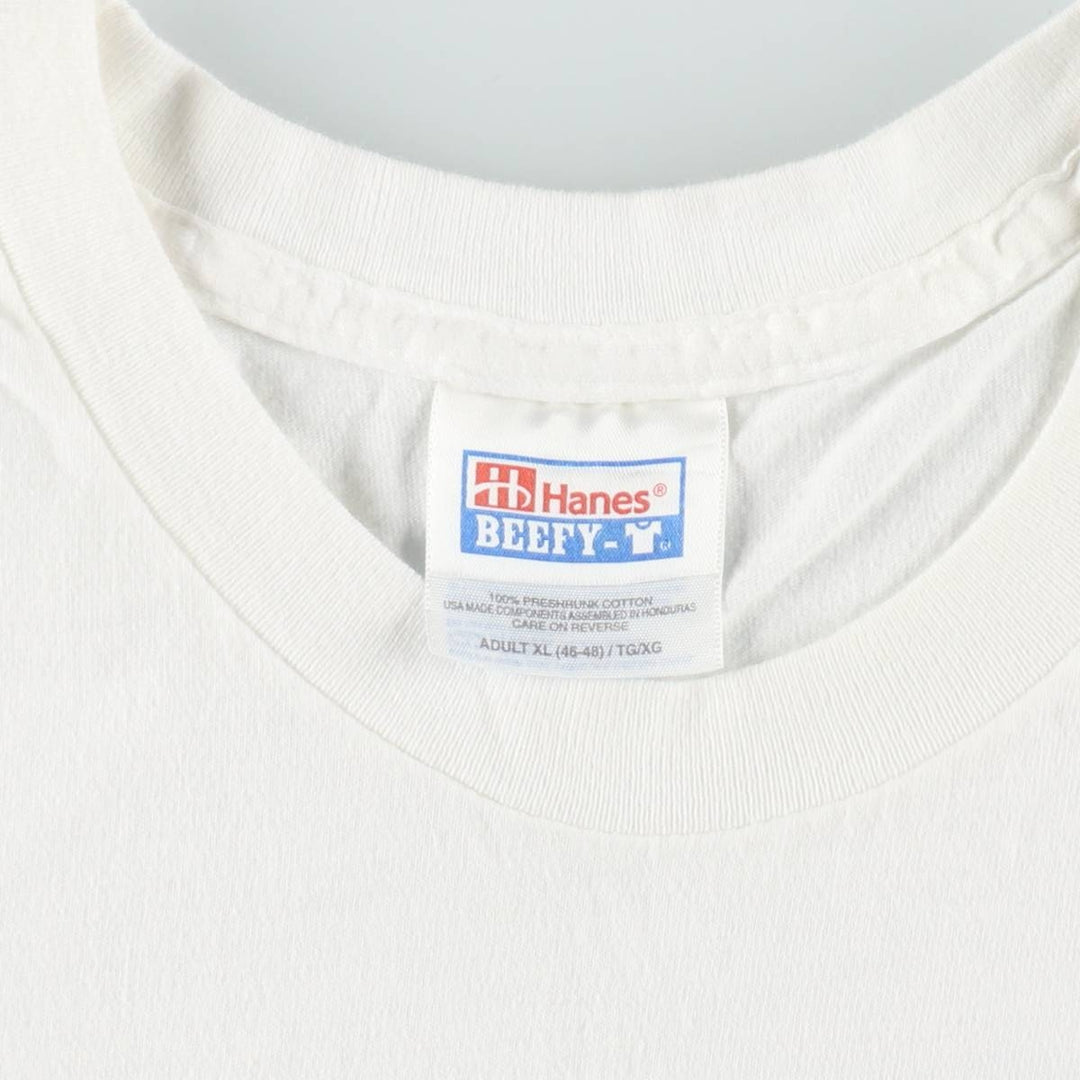 2000'S Hanes THE BEATLES Band T-shirt, Men's XL equivalent. cotton white type Vintage Second Hand
