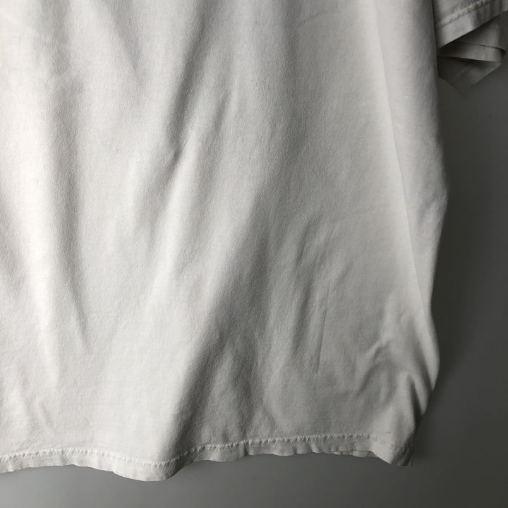 90'S Delta White Tiger Pattern Animal T-Shirt, Men's XL equivalent, Vintage cotton white type Vintage Second Hand