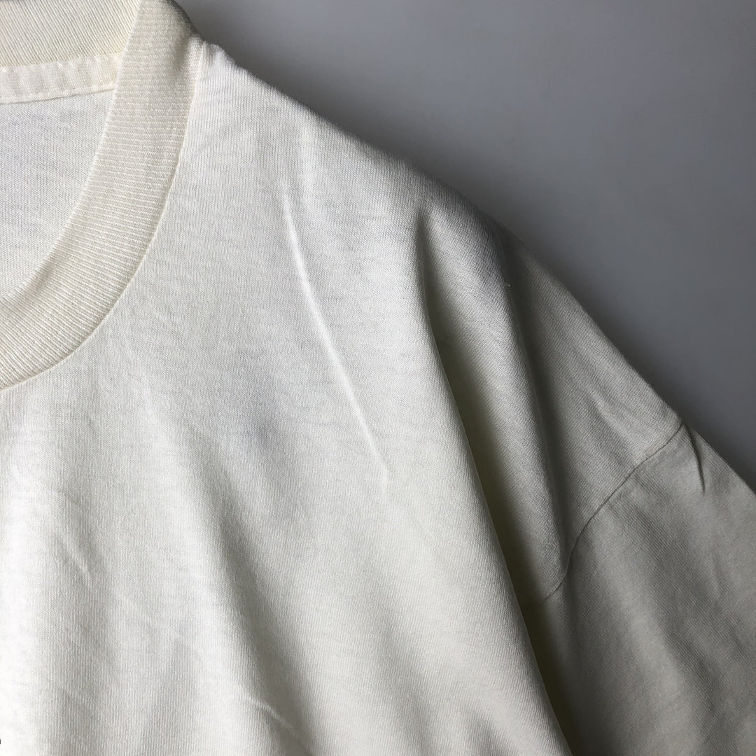 90'S Fruit of the Loom Best Butterfly Print Animal T-Shirt, Made in USA, Men's XL equivalent, Vintage cotton white type Vintage Second Hand