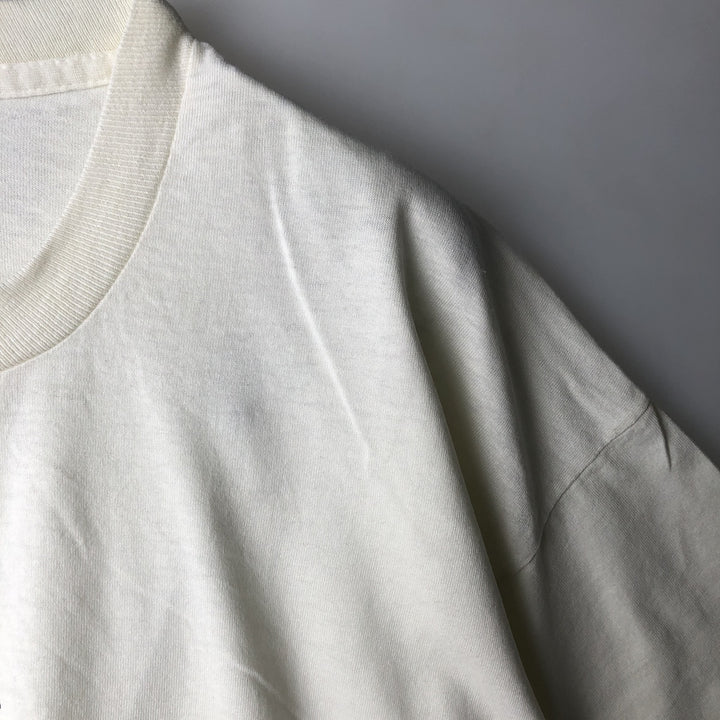 90'S Fruit of the Loom Best Butterfly Print Animal T-Shirt, Made in USA, Men's XL equivalent, Vintage cotton white type Vintage Second Hand