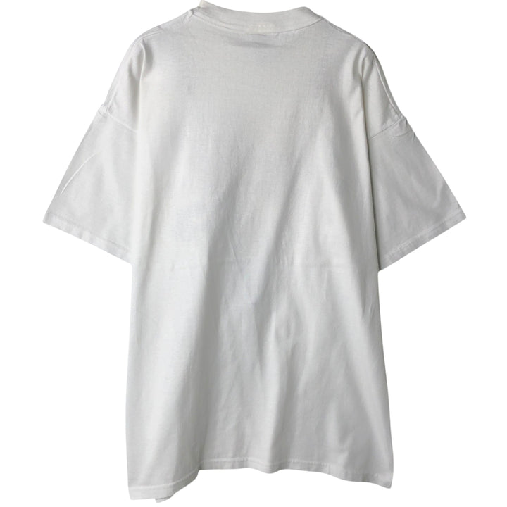 Fruit of the Loom BEST Dog Print Animal T-Shirt, Men's Size XL (approx.) cotton white type Vintage Second Hand