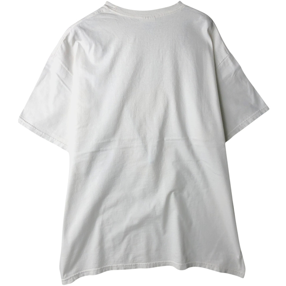 2000'S Hanes Heavyweight Dog Pattern Animal T-Shirt, Men's Size XL (approx.) cotton white type Vintage Second Hand