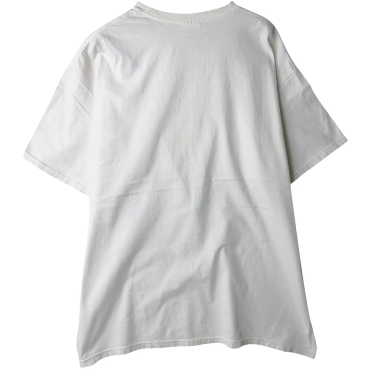 2000'S Hanes Heavyweight Dog Pattern Animal T-Shirt, Men's Size XL (approx.) cotton white type Vintage Second Hand