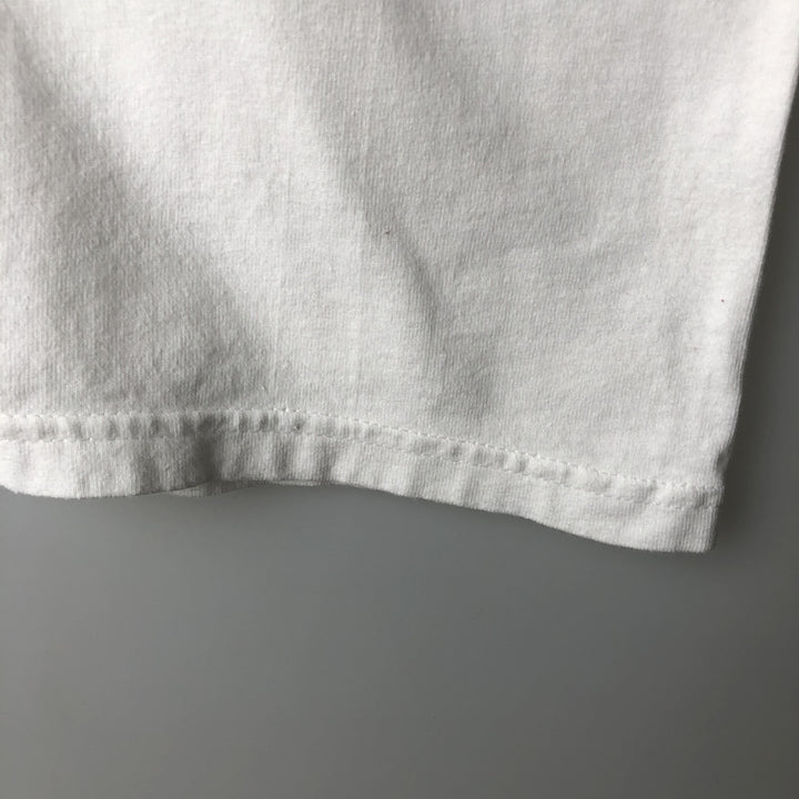 2000'S Hanes Heavyweight Dog Pattern Animal T-Shirt, Men's Size XL (approx.) cotton white type Vintage Second Hand