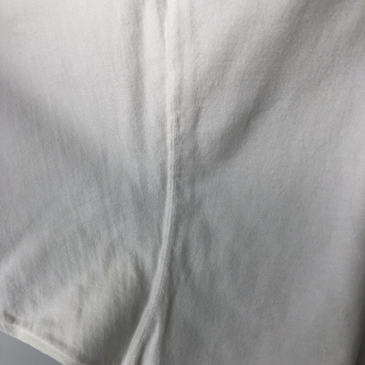 2000'S Snowshoe Thompson Dog Print Animal T-Shirt, Made in USA, Men's Size L (approx.) cotton white type Vintage Second Hand