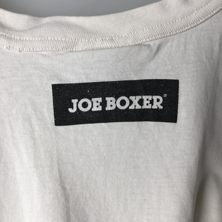 90'S Joe Boxer Dog Print Animal T-Shirt, Men's Size L (approx.), Vintage cotton white type Vintage Second Hand