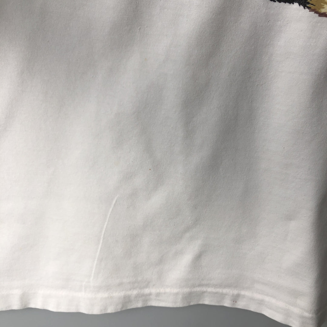 90'S Joe Boxer Dog Print Animal T-Shirt, Men's Size L (approx.), Vintage cotton white type Vintage Second Hand