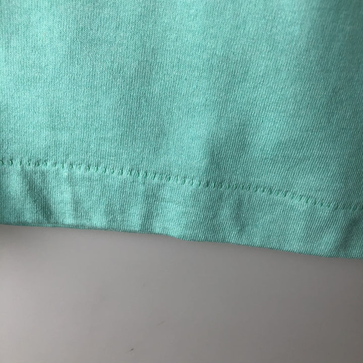 90'S Screen Stars BEST Dog Print English Setter Animal T-Shirt Made in USA Men's Size L (Equivalent) Vintage cotton Emerald green Vintage Second Hand