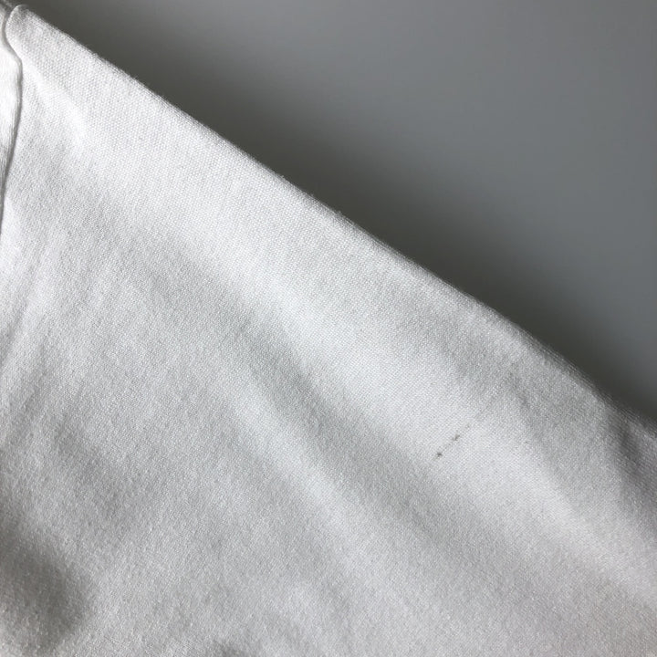 90'S Jerzees fish print animal t-shirt, made in USA, men's size XL equivalent, vintage. cotton white type Vintage Second Hand